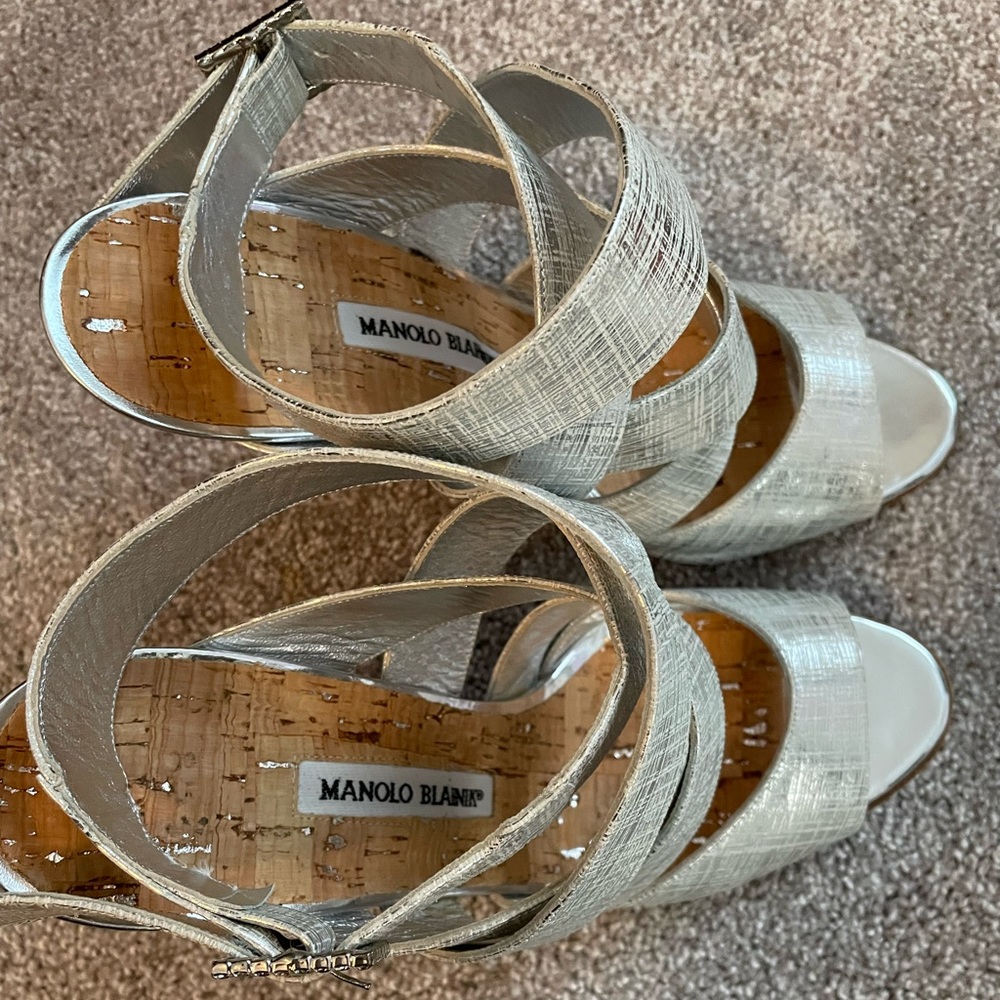 Manolo Blahnik sandal size 41 (fit 9-9.5)